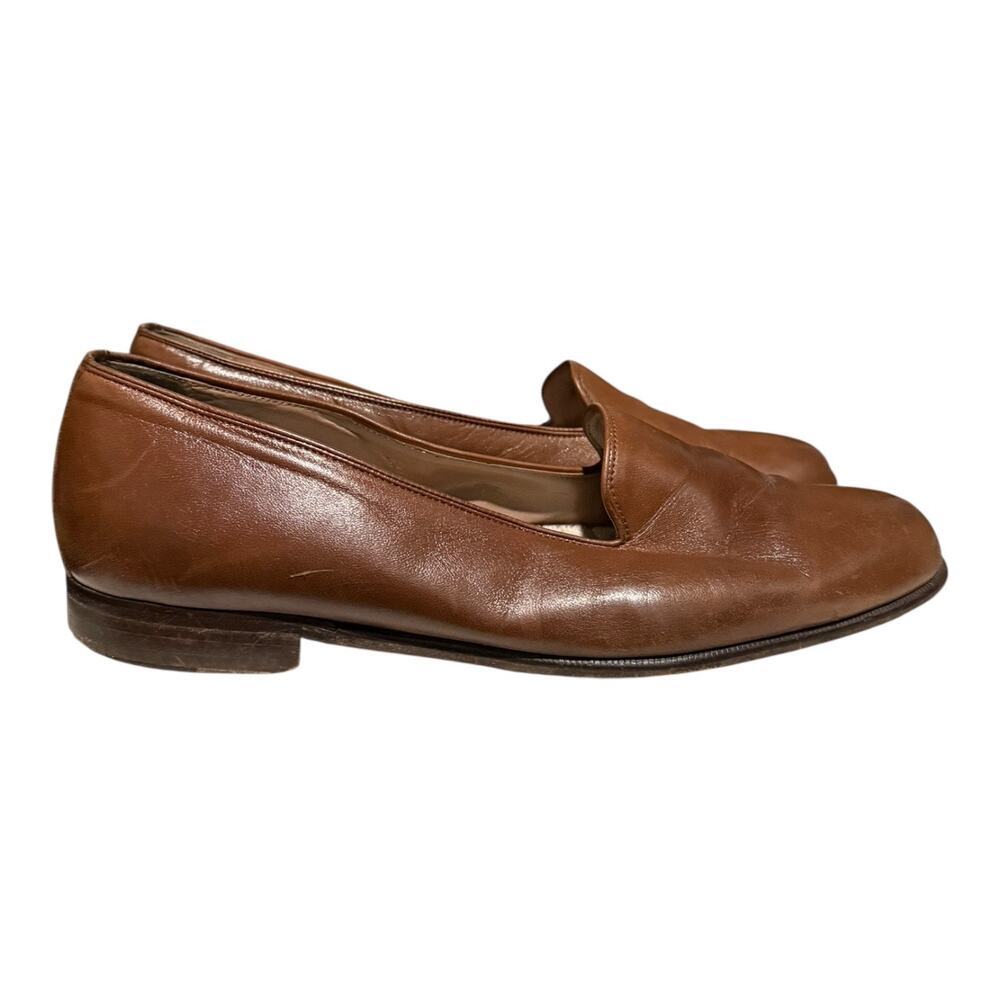Bostonian Florentine Men’s Italian Leather Loafer Size 11 M Cognac Brown - Picture 2 of 10